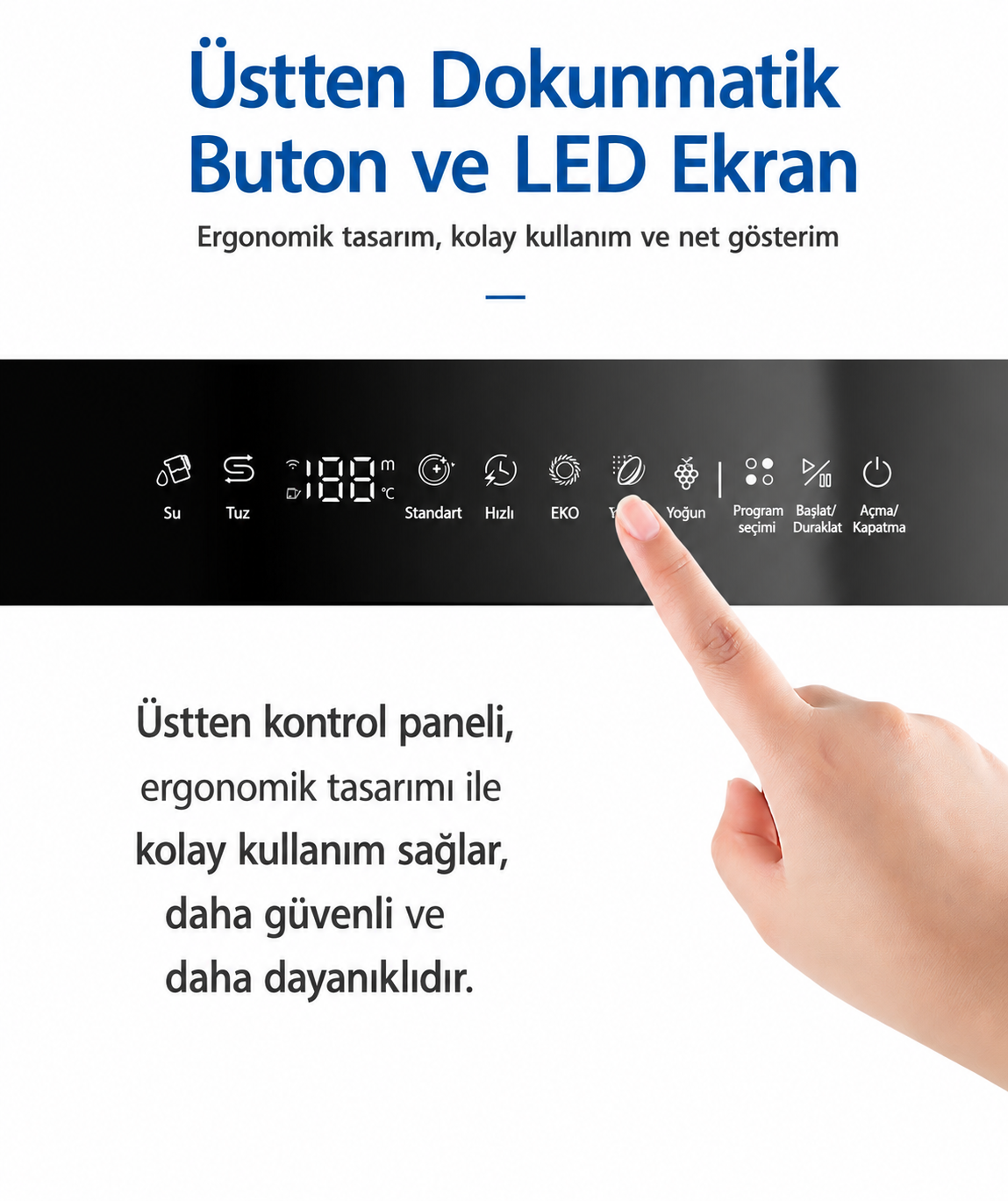 FİXmini Karavan ve Tekne İçin Portatif Tezgâh Üstü Bulaşık Makinesi - Görsel 13